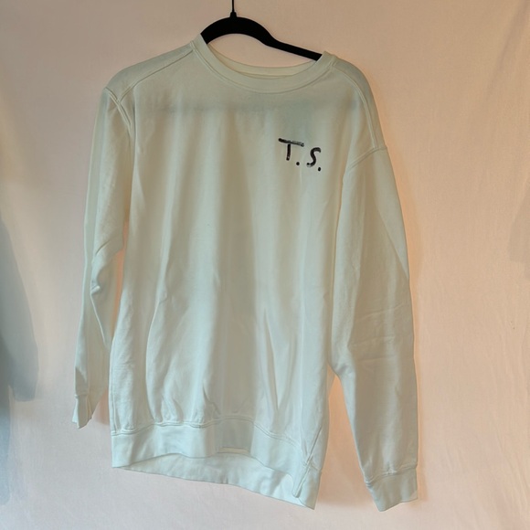 Taylor Swift Reputation Comfort Colors Crewneck Sweatshirt White Size Medium - Picture 2 of 3